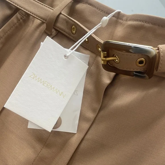 ZIMMERMANN HYPNOTIC STRETCH WOOL FLARE BISCUIT - Picture 2 of 4